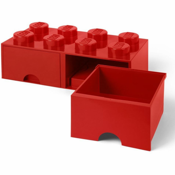 Room Copenhagen LEGO Brick Drawer 8 červená, úložný box
