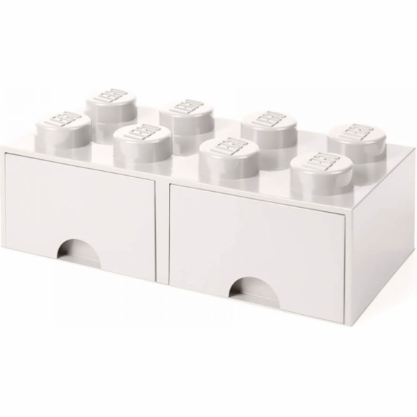 Room Copenhagen LEGO Brick Drawer 8 bílá, úložný box