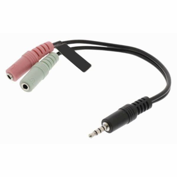NEDIS redukce pro headsety/ zástrčka 3,5mm jack - 2x zásu...