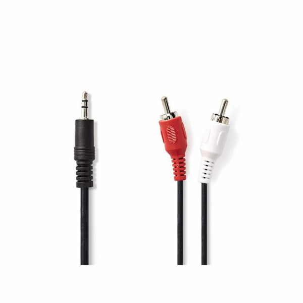 Nedis CAGB22200BK50 - Stereofonní Audio Kabel | 3,5mm Zás...