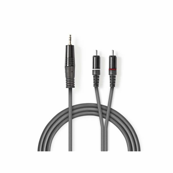 Nedis COTH22200GY50 - Stereofonní Audio Kabel | 3,5 mm Zá...