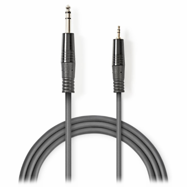 NEDIS stereo audio kabel/ 6,35 mm zástrčka - 3,5 mm zástr...