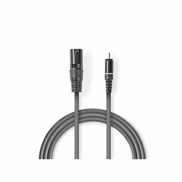 Nedis COTH15205GY15 - XLR Audiokabel | XLR 3pinová Zástrč...