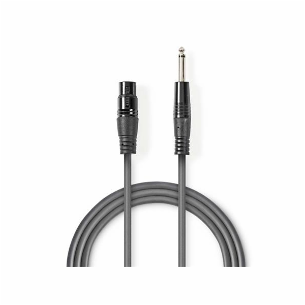Nedis COTH15120GY30 - Nevyvážený XLR Audiokabel | XLR 3pi...