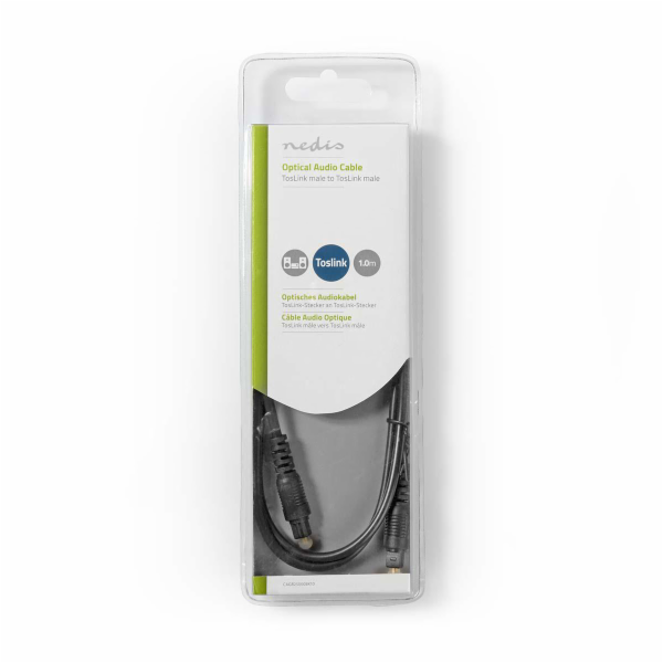 Nedis CAGB25000BK10 - Optický Audiokabel | TosLink Zástrč...