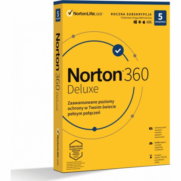 NortonLifeLock Norton 360 Deluxe 1 year(s)