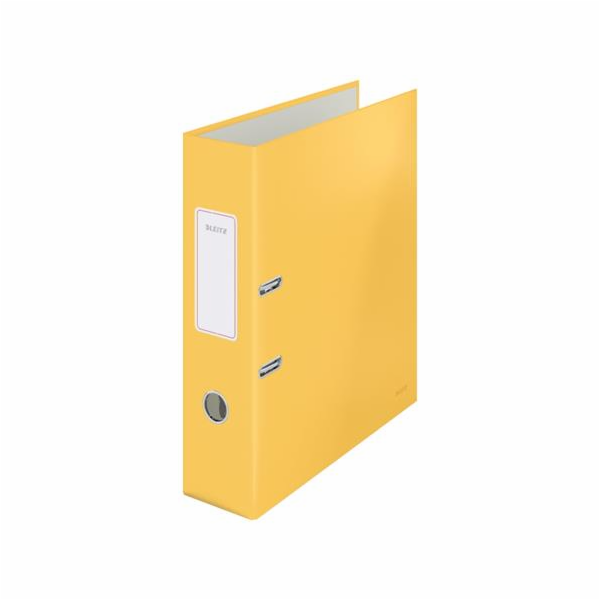 LEITZ Pákový pořadač 180°  Cosy hebký A4 80 mm teplá žlutá