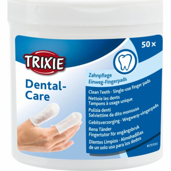 TRIXIE Dental-Care Teeth cleaning wipes - 50 pcs.