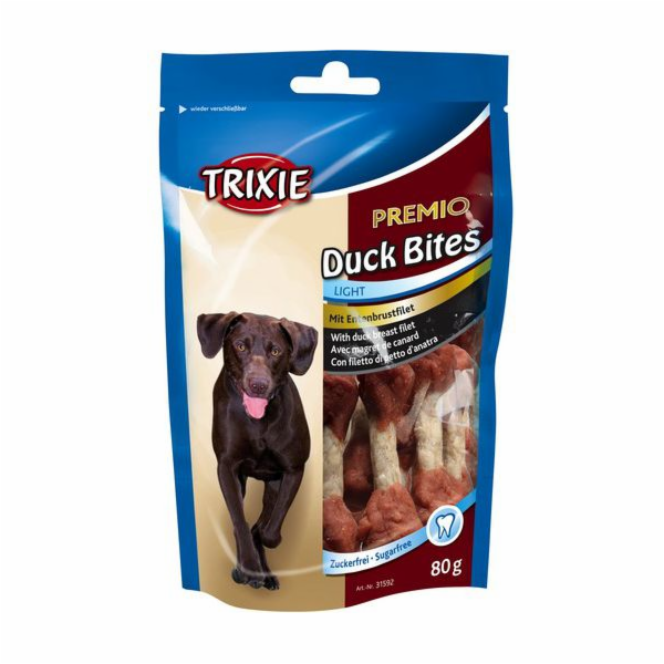 TRIXIE Snacki Premio Duck Bites - Dog treat - 80g