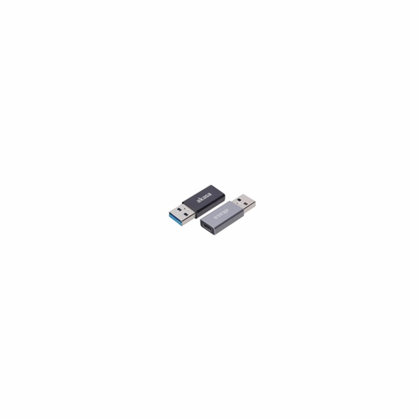 AKASA adaptér USB3.1 Gen2 Type-C na Type-A (F/M), 2ks v b...