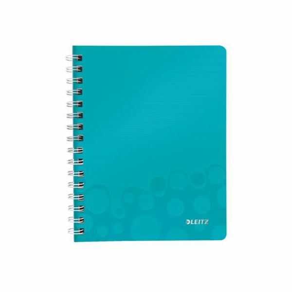 LEITZ Blok  WOW A5, PP, linka, ledově modrá