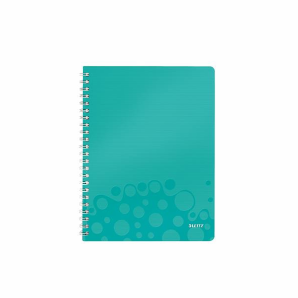 LEITZ Blok  WOW A4, PP, linka, ledově modrá