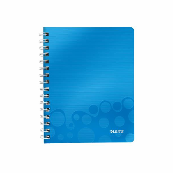LEITZ Blok  WOW A5, PP, linka, modrá