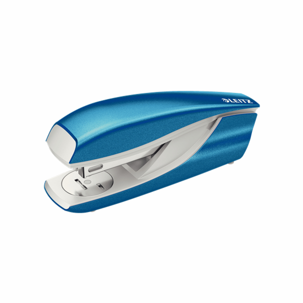 LEITZ Stolní sešívačka  NeXXt WOW 5502, met. modrá, box