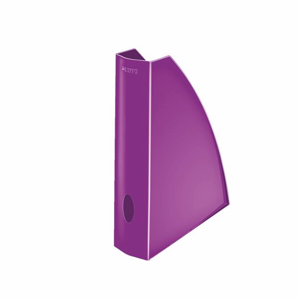 LEITZ Stojan na časopisy  WOW, purpurová