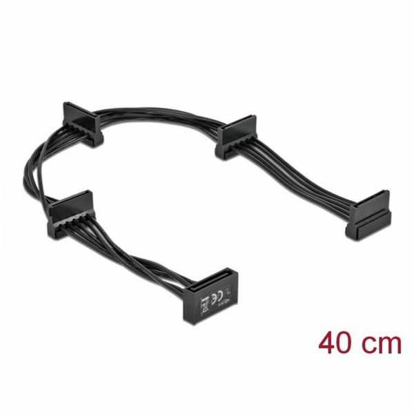 Delock Napájecí kabel SATA 15 pin samec > 4 x SATA 15 pin...