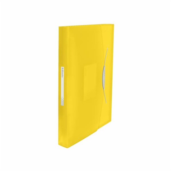 Esselte aktovka na dokumenty s přihrádkami VIVIDA, žlutá