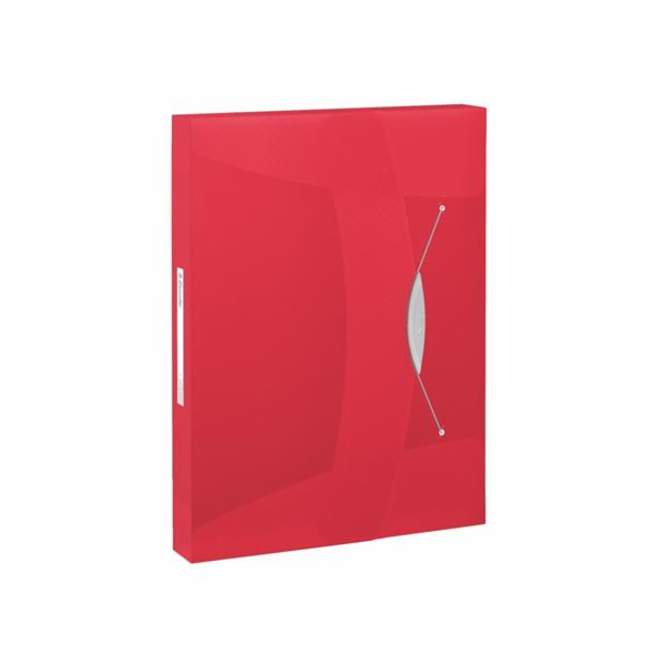 Esselte box na dokumenty VIVIDA, 40 mm, červená