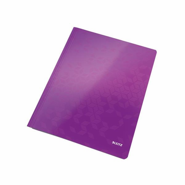 LEITZ Desky s rychlovazačem  WOW, A4, purpurová