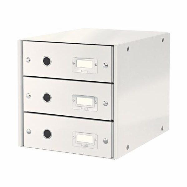 LEITZ Zásuvkový box  Click&Store, 3 zásuvky, bílá