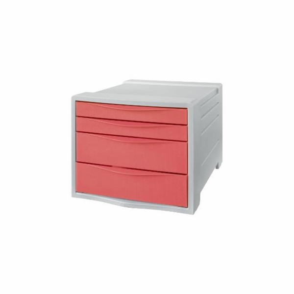 NOBO Zásuvkový box Esselte Colour Breeze, korálová