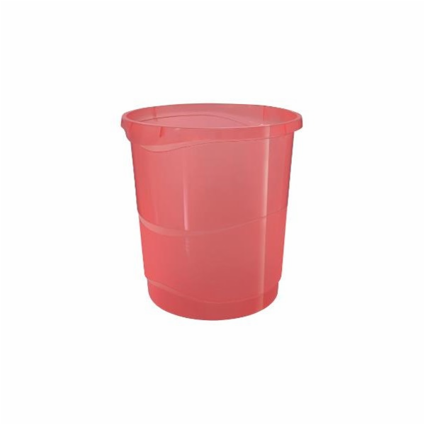 Esselte Odpadkový koš Colour Breeze, 14 l, korálová