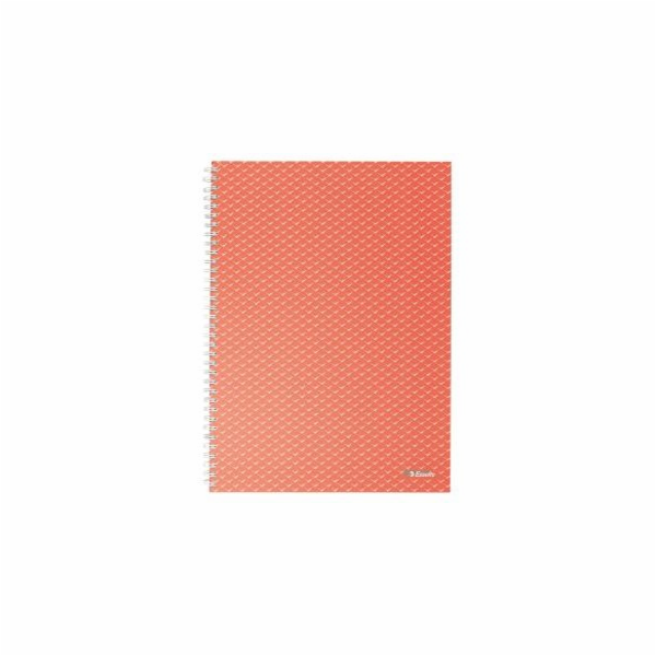 Blok Esselte Colour Breeze A4 linka, korálový