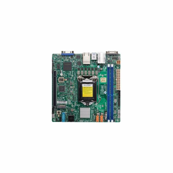 SUPERMICRO MB LGA1200 (Xeon E3-2300), C252, 2xDDR4, 6xSAT...
