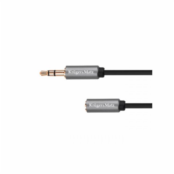 Kabel KRUGER & MATZ JACK 3.5 konektor/JACK 3.5 zdířka 1,8m