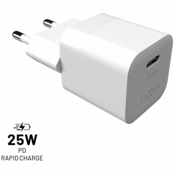 Fixed nabíječka 25W FIXC25M-C-WH