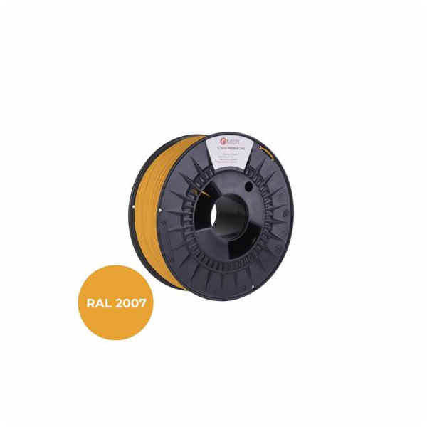C-TECH Tisková struna (filament) PREMIUM LINE, PETG, lumi...