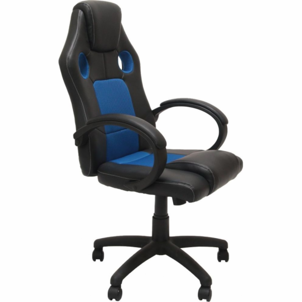 Topeshop FOTEL ENZO NIEB-CZAR kancelářská/počítačová židl...