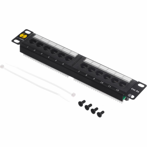 NETRACK 104-14 patch panel 10 12-ports cat. 5e UTP