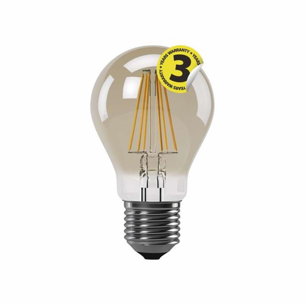 LED žárovka Vintage A60 4,3W E27 teplá bílá+