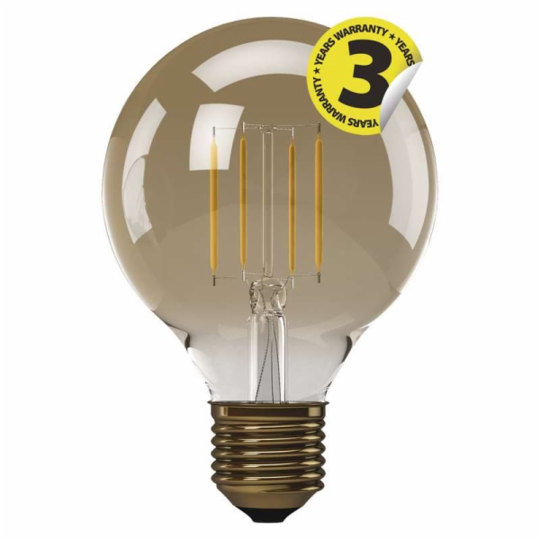 LED žárovka Vintage G95 4W E27 teplá bílá+