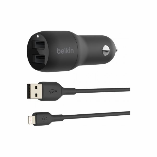 Belkin CCD001bt1MBK Belkin 24W Duální USB-A nabíječka do ...
