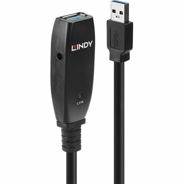 Aktivní prodlužovací kabel Lindy USB 3.2 Gen 1 Tenký, USB...