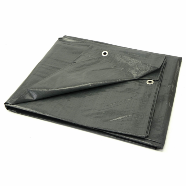 GEKO Plachta PP/PE nepromokavá extra silná, šedá, 6x8 m GEKO