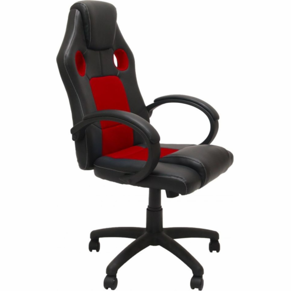 Topeshop FOTEL ENZO CZER-CZAR kancelářská/počítačová židl...