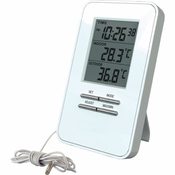 SOLIGHT TE 09 -  teploměr, teplota, velký displej, datum,...