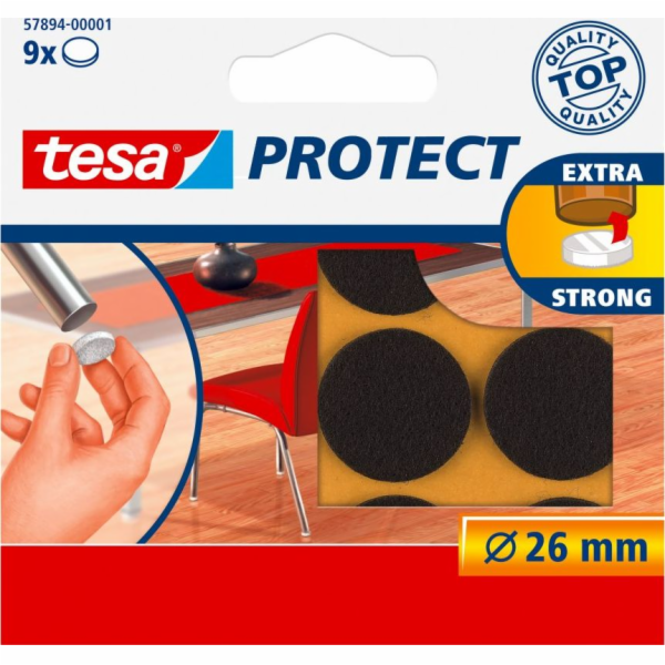 Tesa FILTOVÉ PADS FI = 26MM HNĚDÉ 9KS. H5789401 TESA