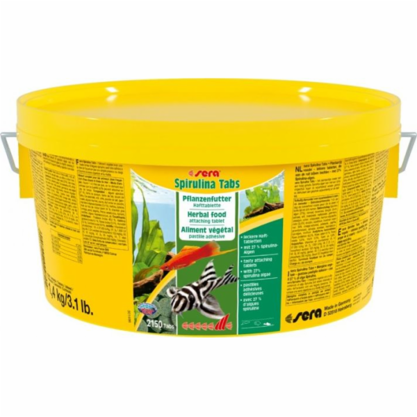 Sera Spirulina Tabs Nature, 1,4 kg - rostlinná strava