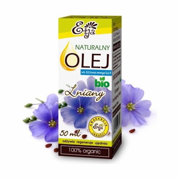 Etja BIO lněný olej, 50 ml