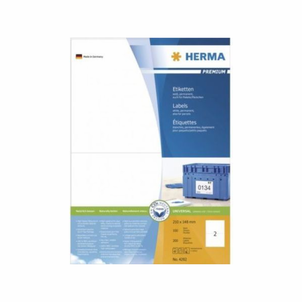 Herma Premium štítek A4, bílý, 100 stran (4282)