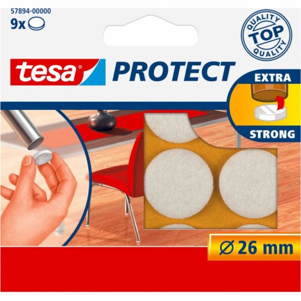 Tesa FILTOVÉ PADS FI = 26MM BÍLÉ 9KS. H5789400 TESA