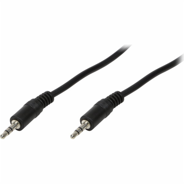 LogiLink Jack 3,5 mm – Jack 3,5 mm 5m kabel černý (CA1052)