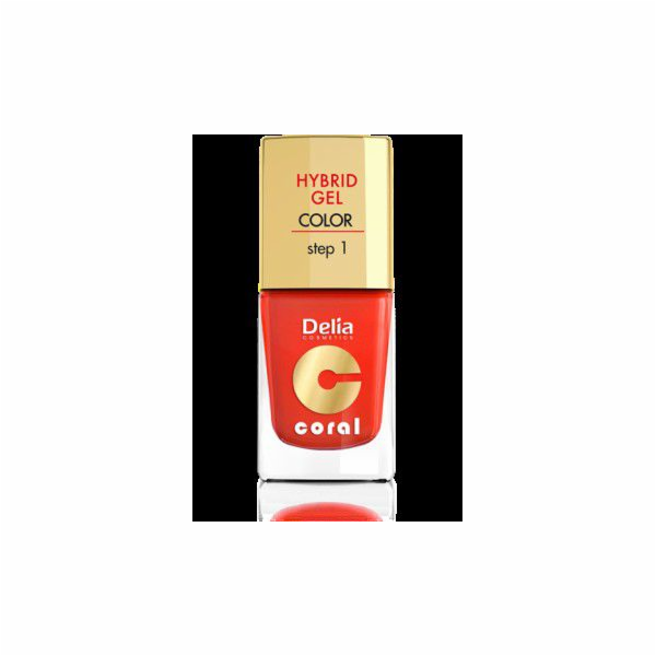 Delia Cosmetics Coral Hybrid Gel Nail email č. 14 oranžov...