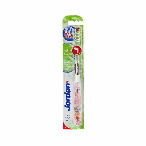 Zubní kartáček Jordan Individual Clean Soft - mix barev