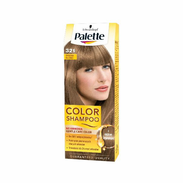 Paletový barevný šampon č. 321 středně blond (68173009)