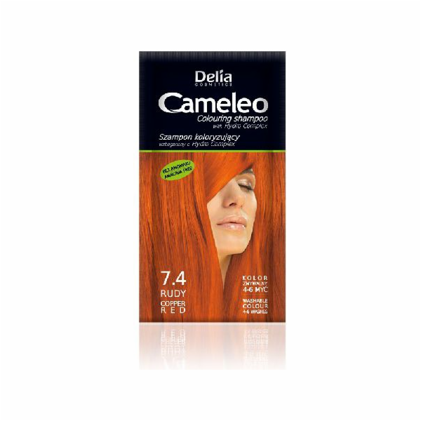 Delia Cosmetics Cameleo Coloring šampon 7.4 Rudy